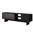 HABITAT ET JARDIN - Meuble TV en bois "Ravello" - 150 x 30 x 45 cm - Gris anthracite - vignette