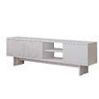 HABITAT ET JARDIN - Meuble TV en bois "Ravello" - 150 x 30 x 45 cm - Blanc - vignette