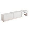 HABITAT ET JARDIN - Meuble TV en bois "Nest" - 180 x 30 x 36 cm - Blanc - vignette