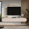 HABITAT ET JARDIN - Meuble TV en bois "LUM1" - 180 x 31 x 29 cm - Crème - vignette