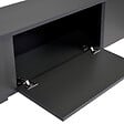 HABITAT ET JARDIN - Meuble TV en bois "Onera" - 180 x 30 x 50 cm - Anthracite / Noir - vignette
