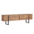 HABITAT ET JARDIN - Meuble TV en bois "Onera" - 180 x 30 x 50 cm - Pin Atlantique / Noir - vignette