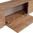 HABITAT ET JARDIN - Meuble TV en bois "Onera" - 180 x 30 x 50 cm - Pin Atlantique / Noir - vignette