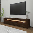 HABITAT ET JARDIN - Meuble TV en bois "Bati" - 150 x 36 x 46 cm - Marron - vignette