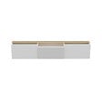 HABITAT ET JARDIN - Meuble TV en bois "Neon" - 160 x 32 x 35 cm - Chêne blanc - vignette