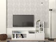 HABITAT ET JARDIN - Meuble TV en bois "Dolunay" - 164 x 25 x 91 cm - Blanc - vignette