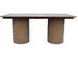 HABITAT ET JARDIN - Table à manger ovale en bois "Zénith" - 180 cm - 8 places - Marron - vignette