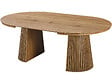 HABITAT ET JARDIN - Table à manger extensible en bois "Sylva" - 120/200 cm - 4 à 8 places - Marron - vignette