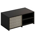 HABITAT ET JARDIN - Set de table basse en bois "Gord" - 90 x 45 x 44.1 cm - Anthracite - vignette