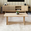 HABITAT ET JARDIN - Table basse en bois "Ravello" - 90 x 50 x 40 cm - Beige - vignette