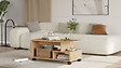 HABITAT ET JARDIN - Table basse en bois "MIN9" - 90 x 51 x 42 cm - Beige - vignette