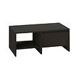 HABITAT ET JARDIN - Table basse en bois "Laris" - 90 x 45 x 35 cm - Gris anthracite - vignette