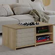 HABITAT ET JARDIN - Table basse en bois "Gord" - 90 x 45 x 44 cm - Beige - vignette