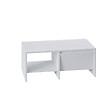 HABITAT ET JARDIN - Table basse en bois "Laris" - 90 x 45 x 35 cm - Blanc - vignette