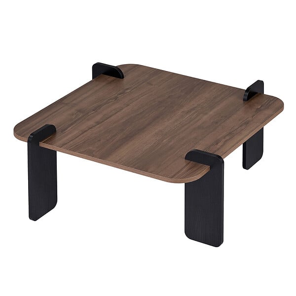 HABITAT ET JARDIN - Table basse en bois "Marais" - 90 x 90 x 35 cm - Marron - large