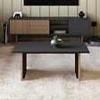 HABITAT ET JARDIN - Table basse en bois "Ravello" - 90 x 50 x 40 cm - Gris anthracite - vignette