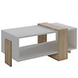 HABITAT ET JARDIN - Table basse en bois "Meleni" - 90 x 49 x 40 cm - Blanc - vignette