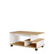 HABITAT ET JARDIN - Table basse en bois "MIN9" - 90 x 51 x 42 cm - Blanc - vignette