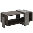 HABITAT ET JARDIN - Table basse en bois "Meleni" - 90 x 49 x 40 cm - Gris - vignette