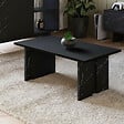 HABITAT ET JARDIN - Table basse en bois "Ravello" - 90 x 50 x 40 cm - Noir - vignette