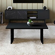 HABITAT ET JARDIN - Table basse en bois "Ravello" - 90 x 50 x 40 cm - Noir - vignette