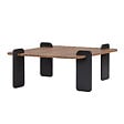HABITAT ET JARDIN - Table basse en bois "Marais" - 90 x 90 x 35 cm - Marron clair - vignette