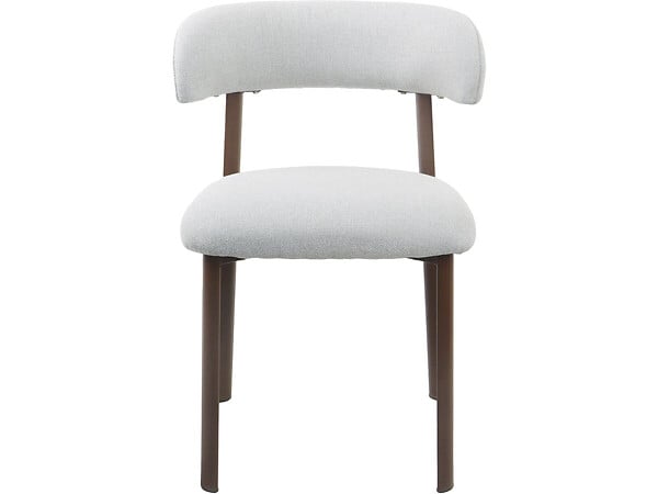 HABITAT ET JARDIN - Lot de 2 chaises de salle à manger imitation bois "Aurea" - Gris clair - large