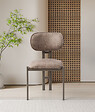 HABITAT ET JARDIN - Ensemble de chaises (2 pièces) en métal "Muriz" - Vison - vignette