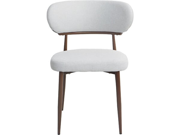HABITAT ET JARDIN - Lot de 2 chaises de salle à manger imitation bois "Elora" - Gris clair - large
