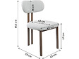 HABITAT ET JARDIN - Lot de 2 chaises de salle à manger imitation bois "Veralia" - Gris clair - vignette