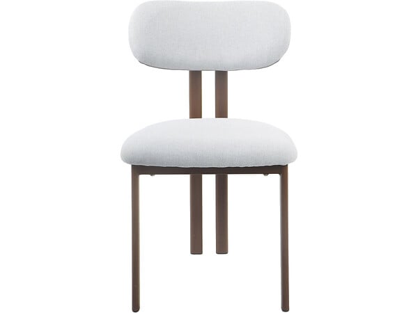 HABITAT ET JARDIN - Lot de 2 chaises de salle à manger imitation bois "Veralia" - Gris clair - large