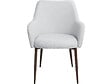 HABITAT ET JARDIN - Lot de 2 chaises de salle à manger avec accoudoirs "Jade" - Gris clair - vignette