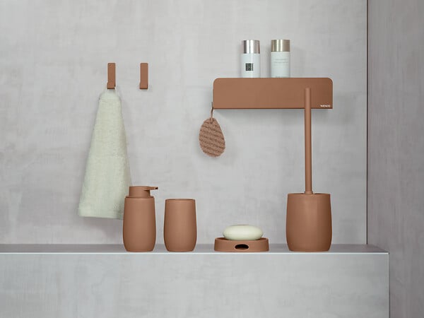 WENKO - Etagère Turbo-Loc Lizan marron - large