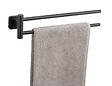 WENKO - Porte-serviettes 2 bras Porto Black - vignette