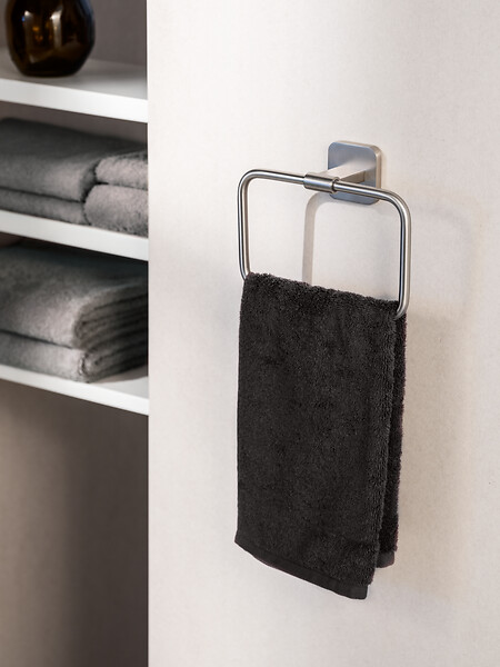 WENKO - Turbo-Loc Anneau porte-serviettes Porto Matt - large