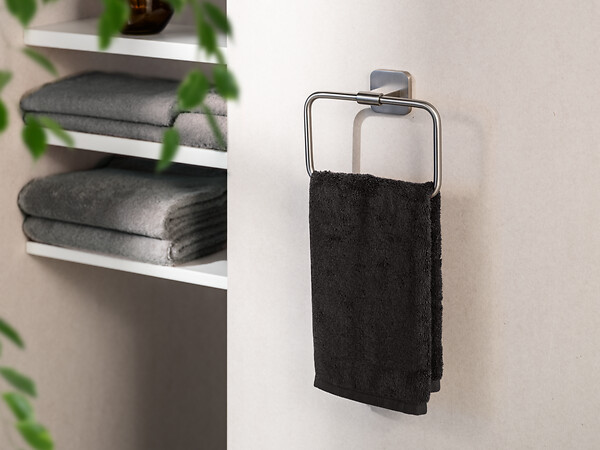 WENKO - Turbo-Loc Anneau porte-serviettes Porto Matt - large