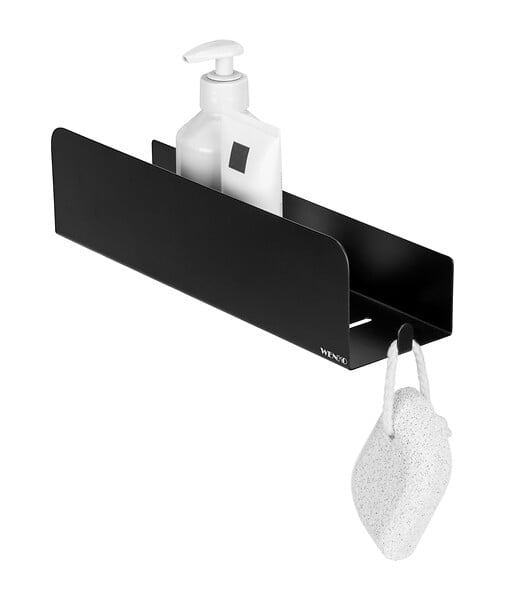 WENKO - Etagère Turbo-Loc Lizan noir - large