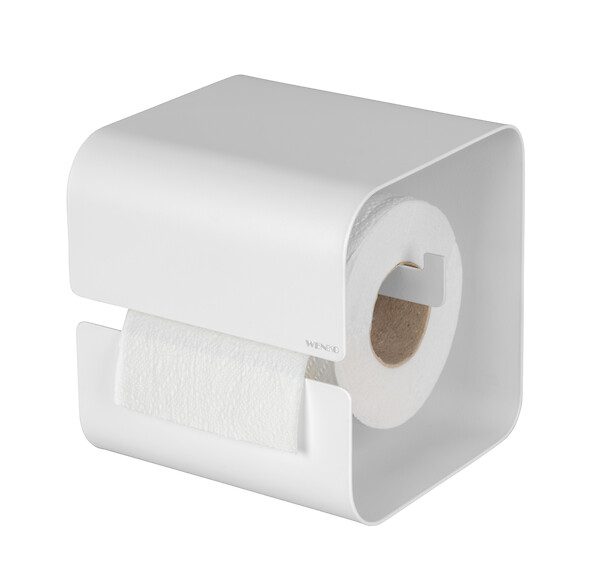 WENKO - Turbo-Loc Dérouleur papier WC Lizan blanc - large
