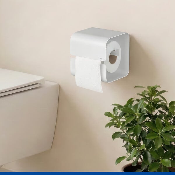WENKO - Turbo-Loc Dérouleur papier WC Lizan blanc - large