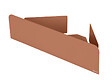 WENKO - Etagère d'angle Turbo-Loc Lizan marron - vignette