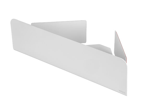 WENKO - Etagère d'angle Turbo-Loc Lizan blanc - large