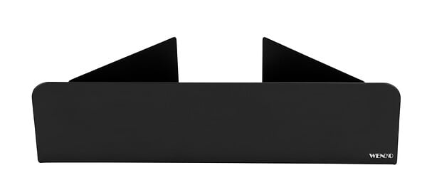 WENKO - Etagère d'angle Turbo-Loc Lizan noir - large
