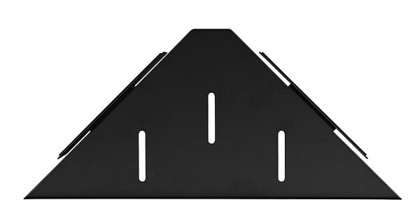 WENKO - Etagère d'angle Turbo-Loc Lizan noir - large