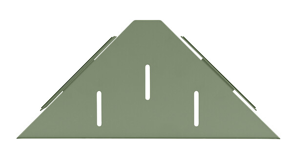 WENKO - Etagère d'angle Turbo-Loc Lizan vert - large