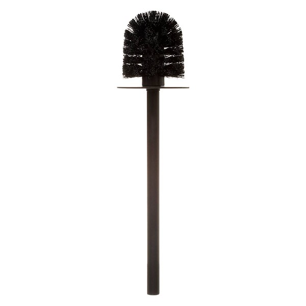 5 FIVE SIMPLY SMART - Brosse WC avec support en résine Noir charbon - large
