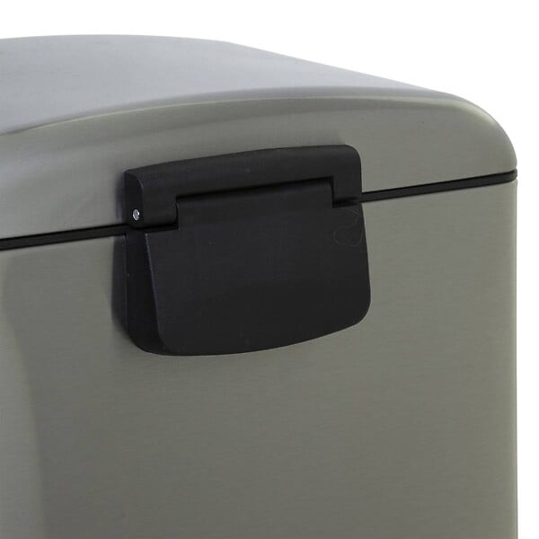 5 FIVE SIMPLY SMART - Poubelle en Métal 30 Litres Inox ouverture à pédale - large