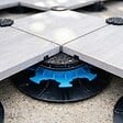 JOUPLAST - Gomme Acoustique - carton de 100 pièces pneu recyclé JOUPLAST pour dalle - vignette