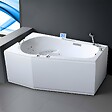 THALASSOR - Baignoire balnéo asymétrique 170x100 cm KORUS GAUCHE IPOWER - vignette