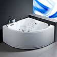 THALASSOR - Baignoire balnéo d'angle 140x140 cm AQUA DROITE IPOWER - vignette