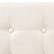 ATMOSPHERA - 2 en 1 Pouf pliant double et coffre de rangement Beige aspect Lin 76 x H 38 cm - vignette